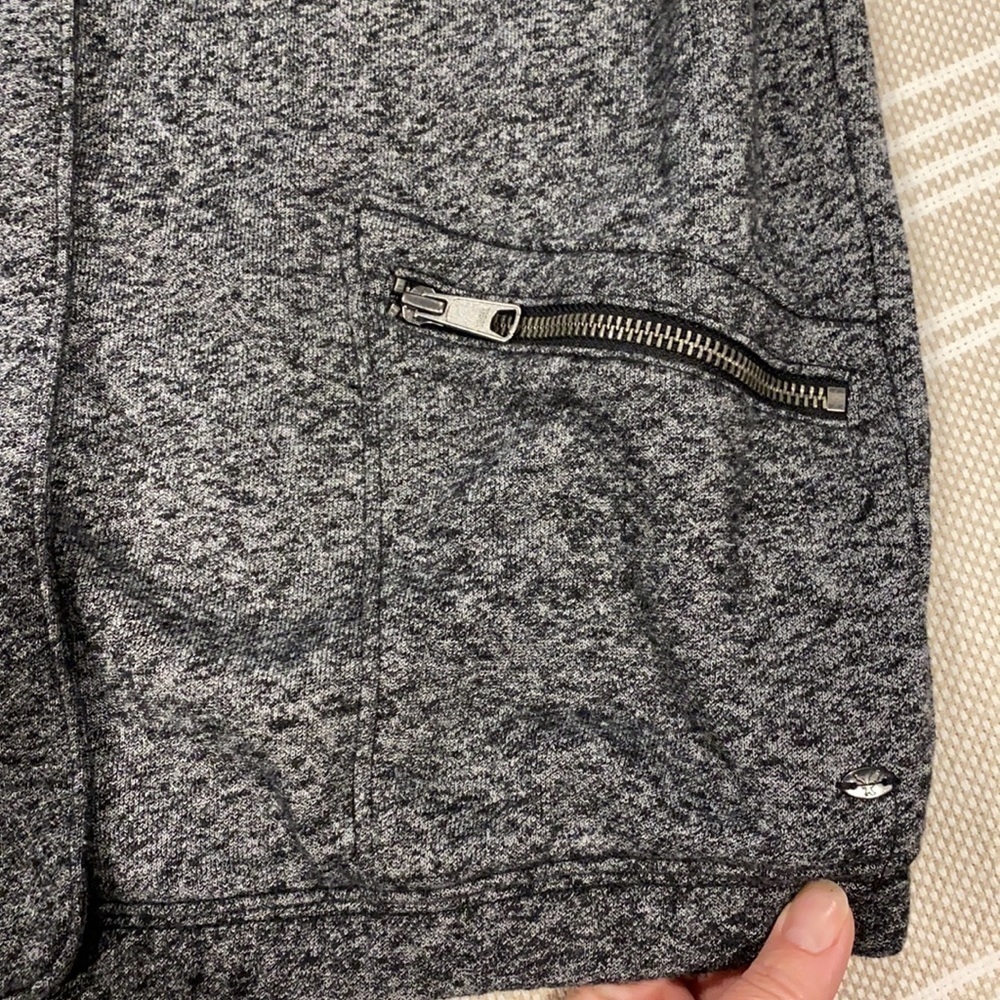 American Eagle Bomber Style Full Zip Sweatshirt - Picture 8 of 11